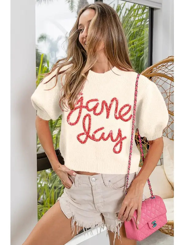 Game Day Sparkle Sweater