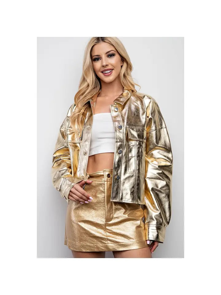 Gold Metallic Jacket