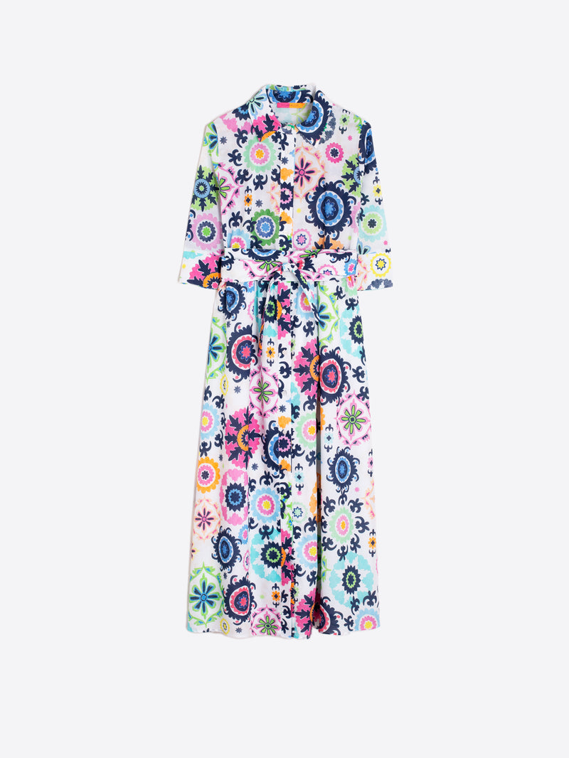 Brenda Suzani Multicolor Dress