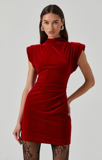 Red Velvet Dress