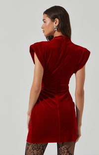 Red Velvet Dress