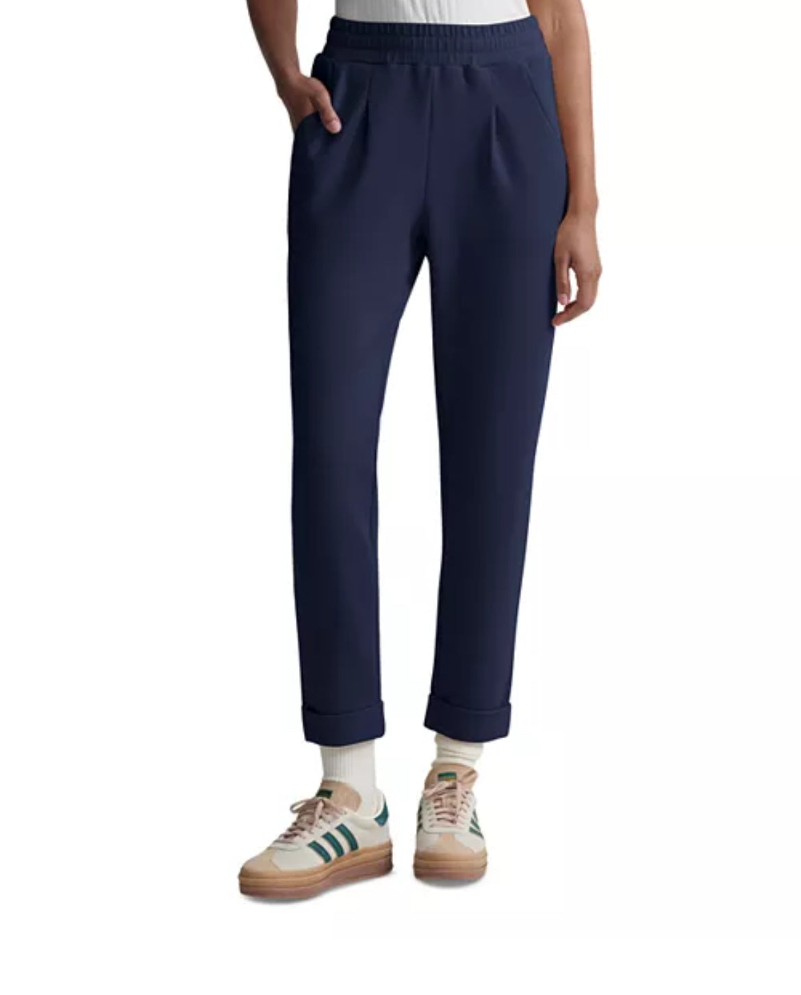 Rolled Cuff Pant Navy