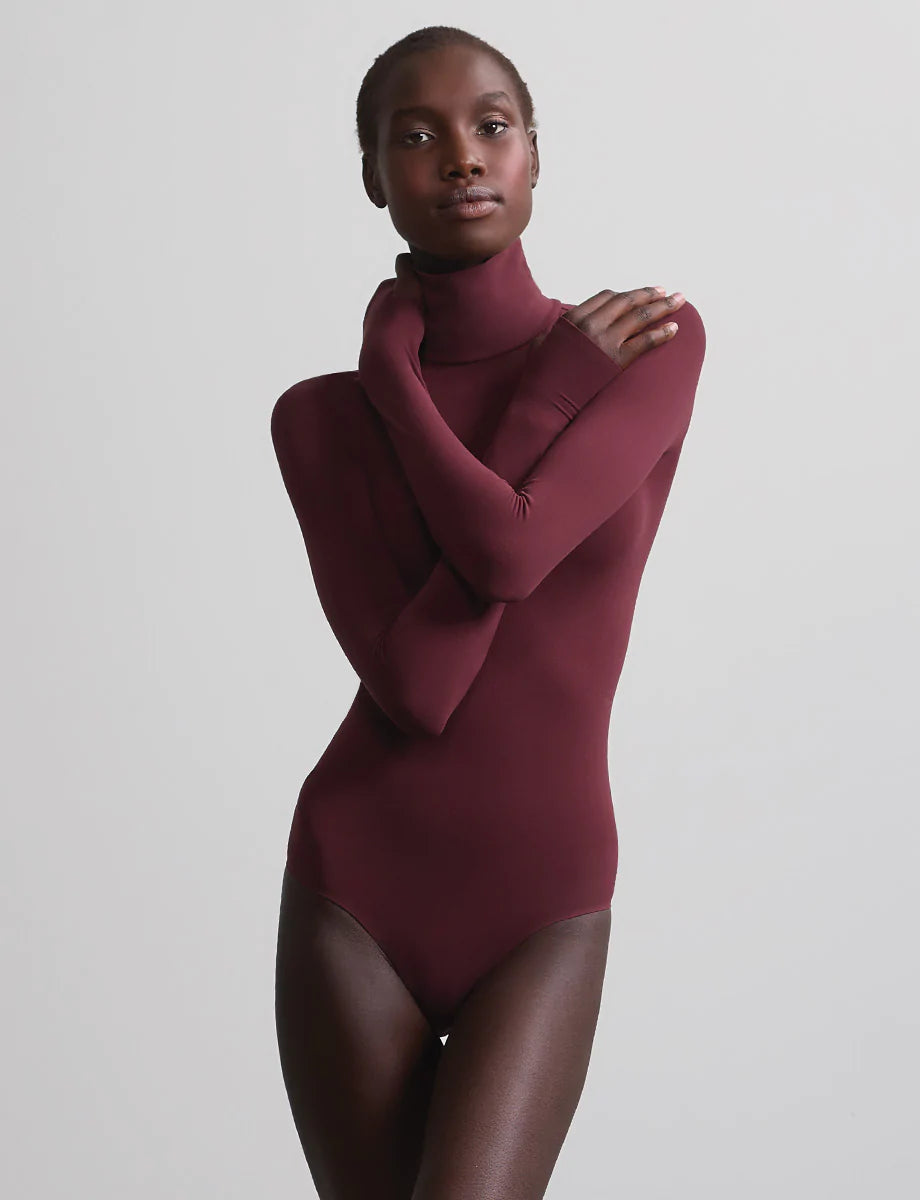 Raisin Ballet Turtleneck Bodysuit-online exclusive